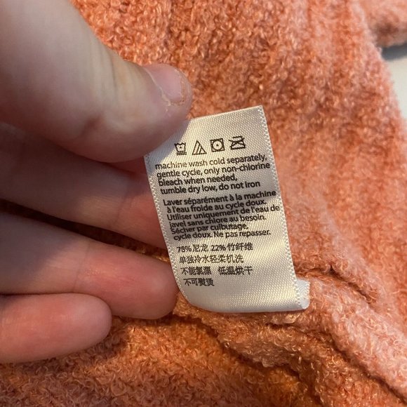 Barefoot Dreams Women S CozyChic Lite Ribbed Shrug Cardigan Sweater Coral Pink - Picture 6 of 9